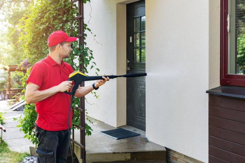 Powerwashing Exterior Walls