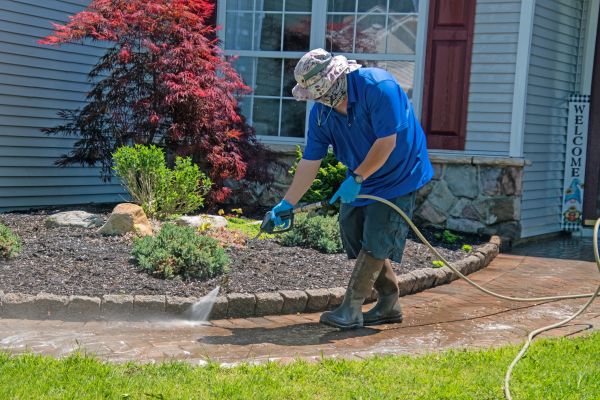 Brick Walkway Cleaning in Daytona Beach